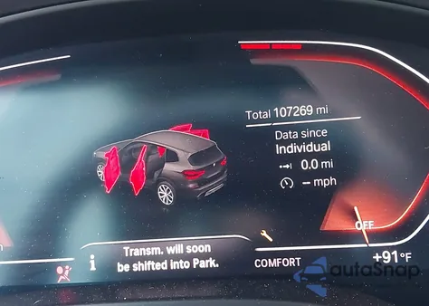 2020 BMW X3 Sdrive30I from USA, damaged, VIN 5UXTY3C04LLE55196